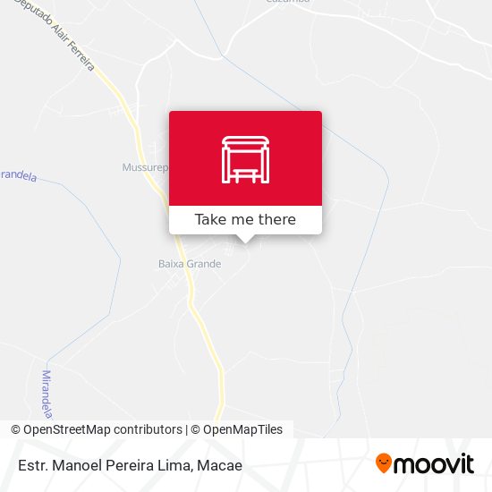 Estr. Manoel Pereira Lima map