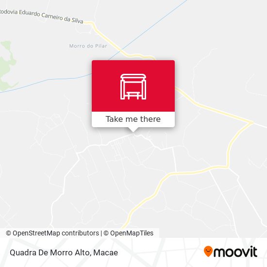 Mapa Quadra De Morro Alto