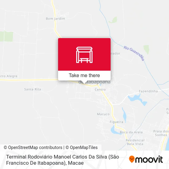 Terminal Rodoviário Manoel Carlos Da Silva (São Francisco De Itabapoana) map