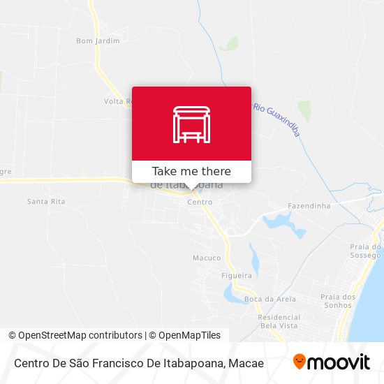 Centro De São Francisco De Itabapoana map