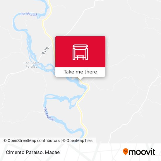 Cimento Paraíso map