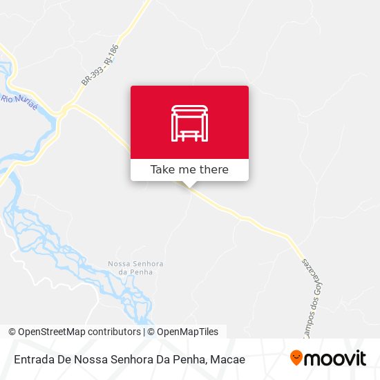 Mapa Entrada De Nossa Senhora Da Penha