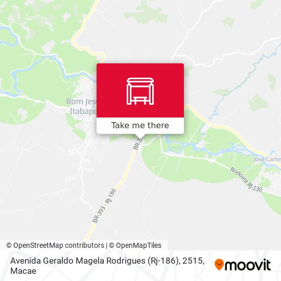 Avenida Geraldo Magela Rodrigues (Rj-186), 2515 map