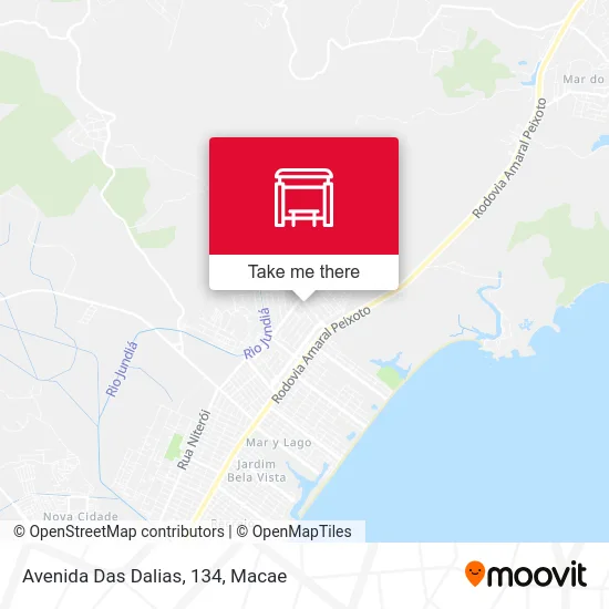 Avenida Das Dalias, 134 map