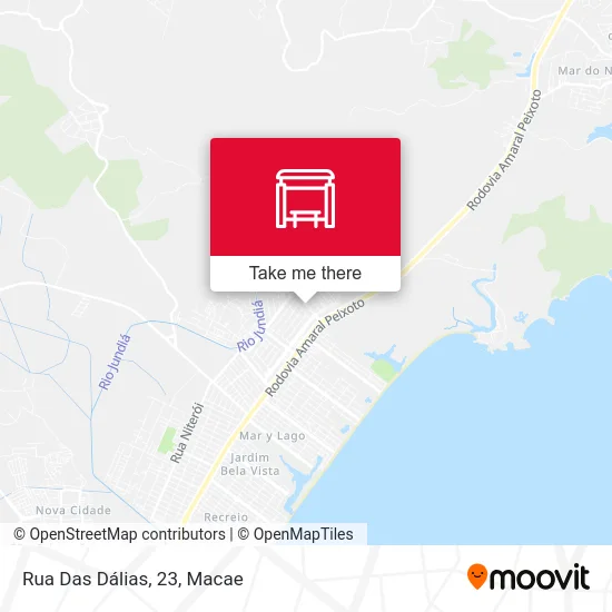 Rua Das Dálias, 23 map