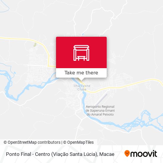 Ponto Final - Centro (Viação Santa Lúcia) map