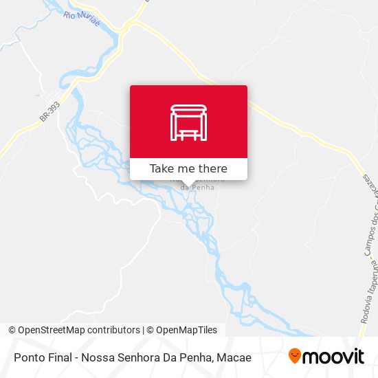 Ponto Final - Nossa Senhora Da Penha map
