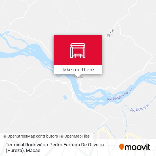 Terminal Rodoviário Pedro Ferreira De Oliveira (Pureza) map