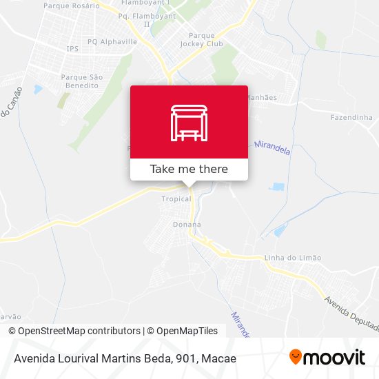 Avenida Lourival Martins Beda, 901 map