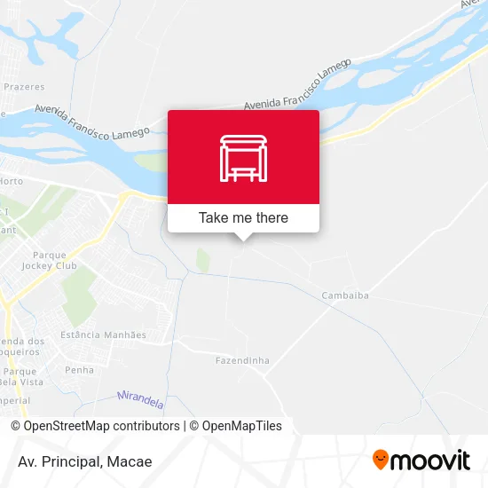 Av. Principal map