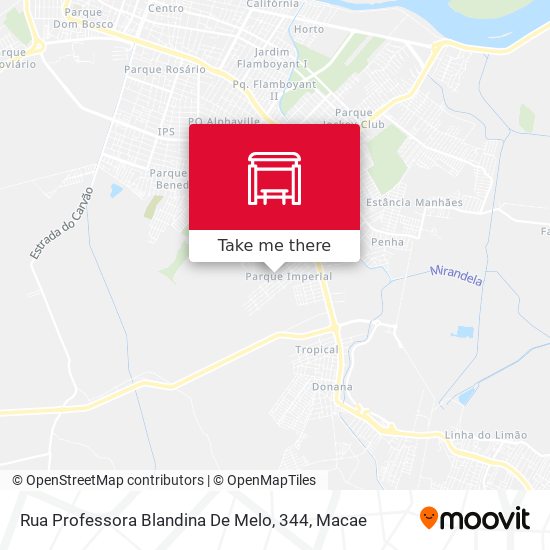 Rua Professora Blandina De Melo, 344 map