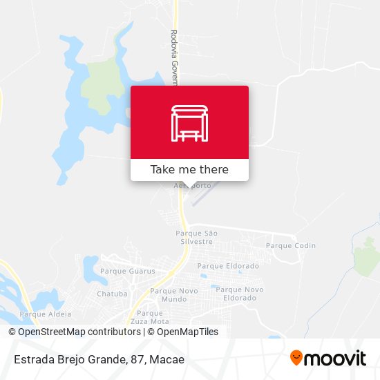 Estrada Brejo Grande, 87 map
