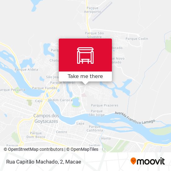 Rua Capitão Machado, 2 map