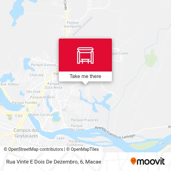 Rua Vinte E Dois De Dezembro, 6 map