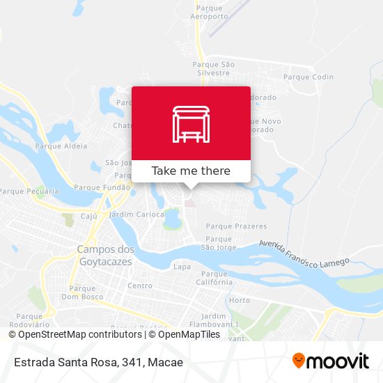 Estrada Santa Rosa, 341 map