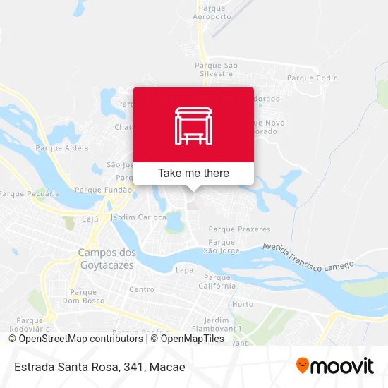 Estrada Santa Rosa, 341 map