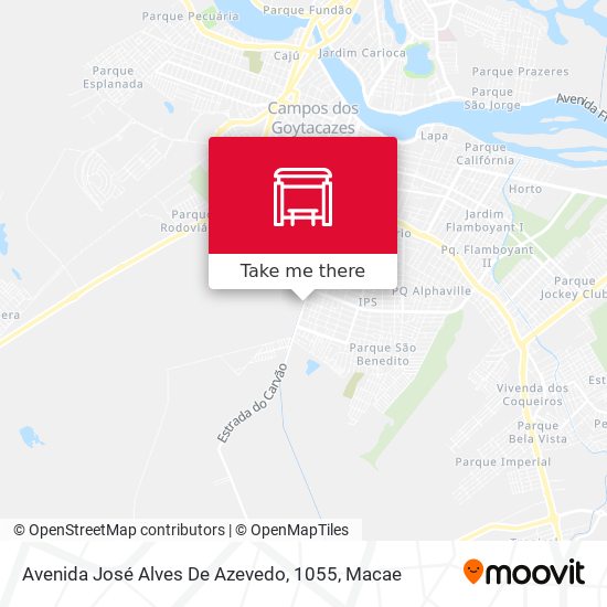 Avenida José Alves De Azevedo, 1055 map