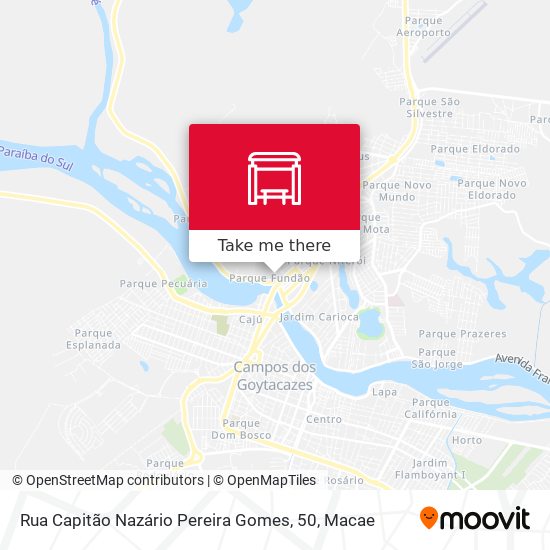 Rua Capitão Nazário Pereira Gomes, 50 map