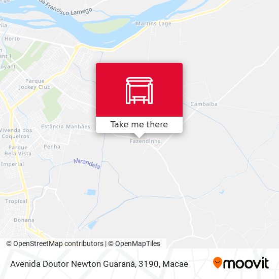 Avenida Doutor Newton Guaraná, 3190 map