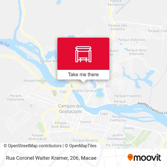 Rua Coronel Walter Kramer, 206 map