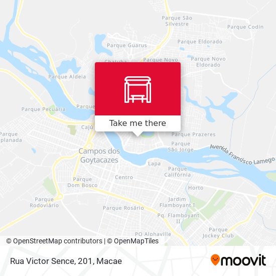 Rua Victor Sence, 201 map