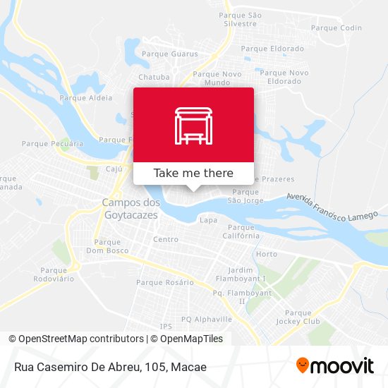 Rua Casemiro De Abreu, 105 map