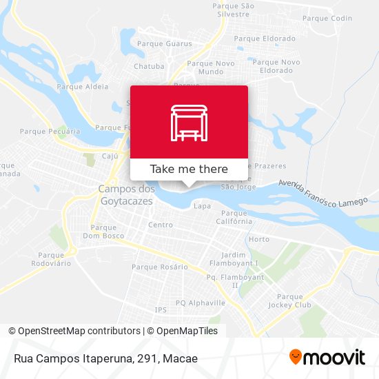 Rua Campos Itaperuna, 291 map