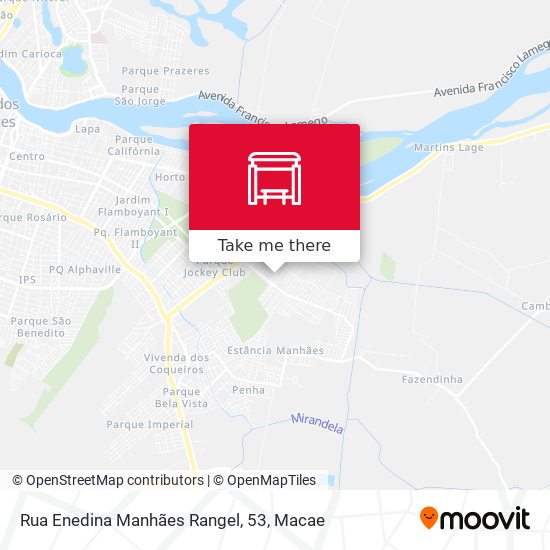 Rua Enedina Manhães Rangel, 53 map