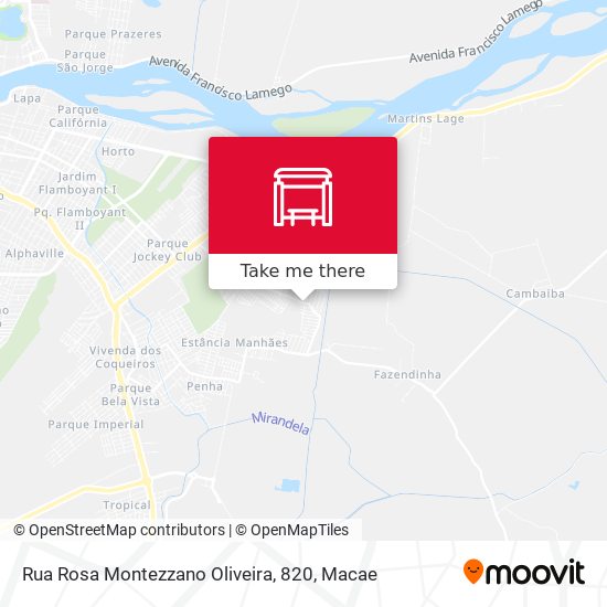 Rua Rosa Montezzano Oliveira, 820 map