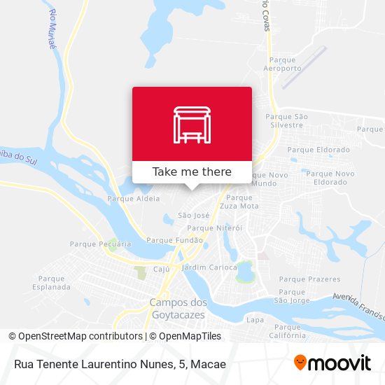 Rua Tenente Laurentino Nunes, 5 map