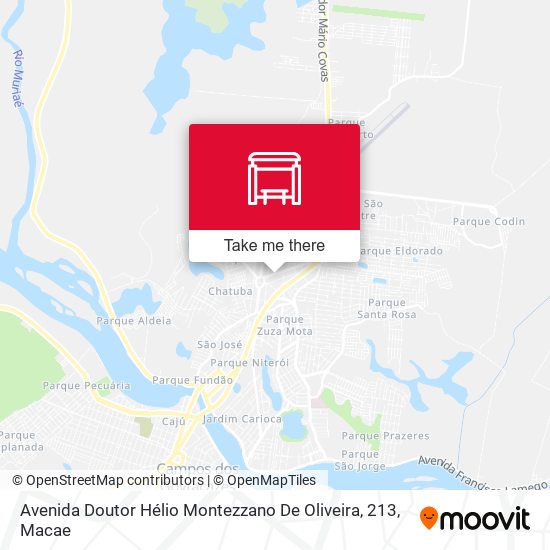 Avenida Doutor Hélio Montezzano De Oliveira, 213 map