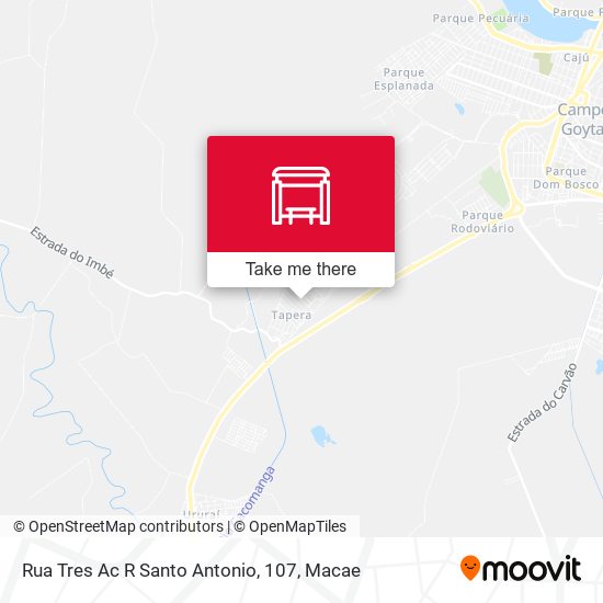Rua Tres Ac R Santo Antonio, 107 map