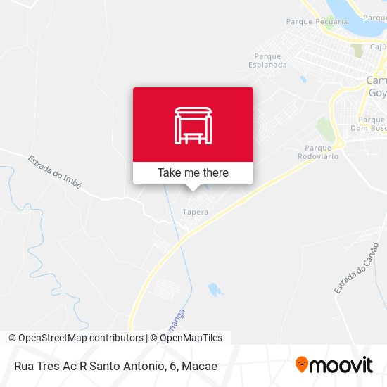 Rua Tres Ac R Santo Antonio, 6 map