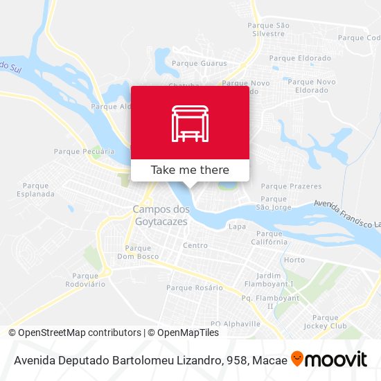 Avenida Deputado Bartolomeu Lizandro, 958 map