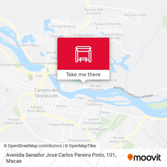 Avenida Senador José Carlos Pereira Pinto, 101 map