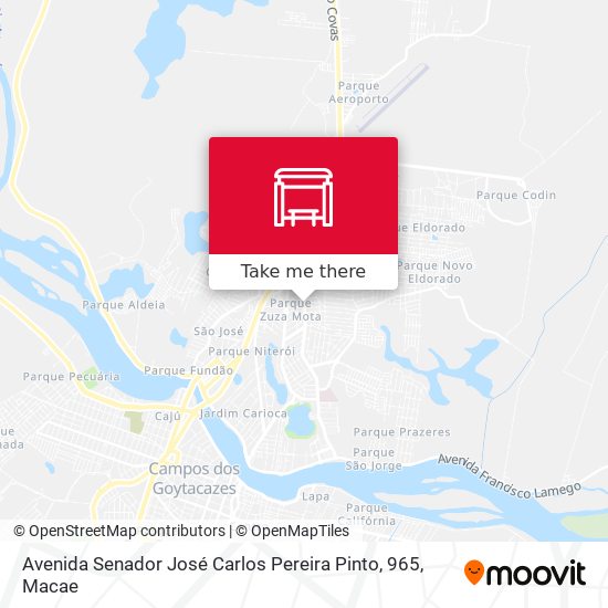 Avenida Senador José Carlos Pereira Pinto, 965 map