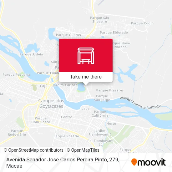 Avenida Senador José Carlos Pereira Pinto, 279 map