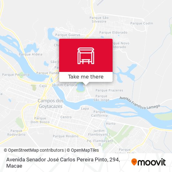 Avenida Senador José Carlos Pereira Pinto, 294 map