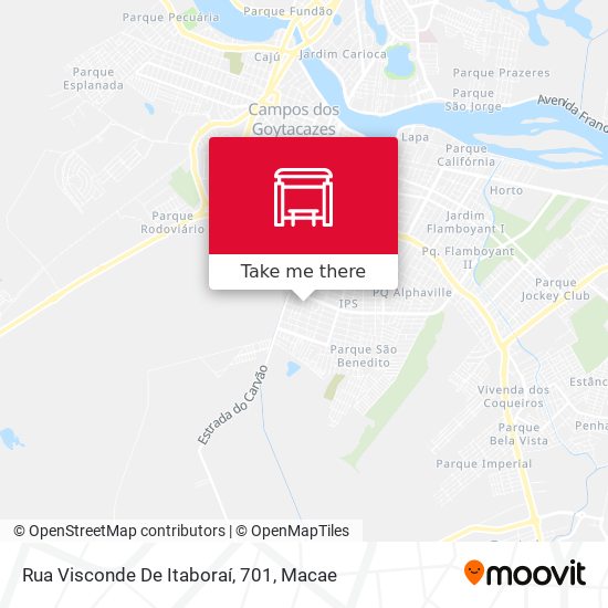 Rua Visconde De Itaboraí, 701 map