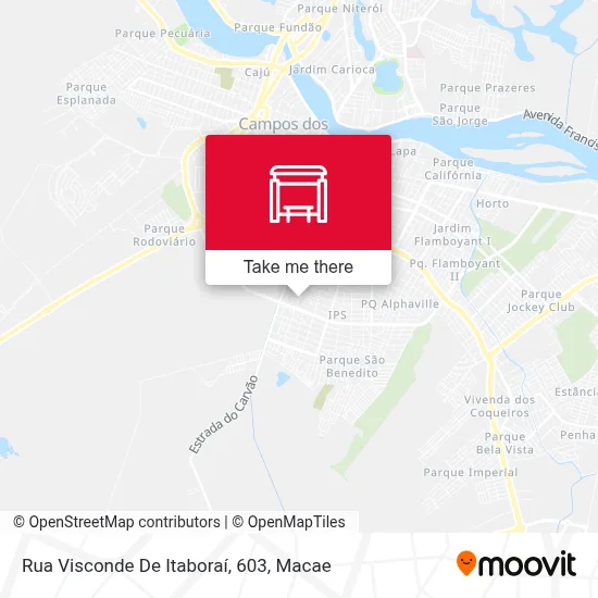 Rua Visconde De Itaboraí, 603 map