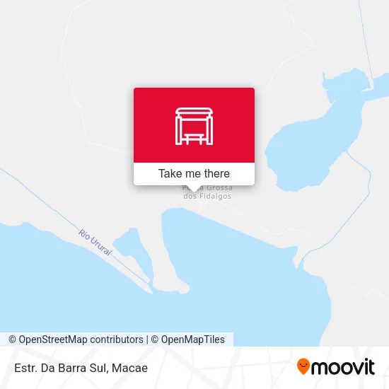 Estr. Da Barra Sul map