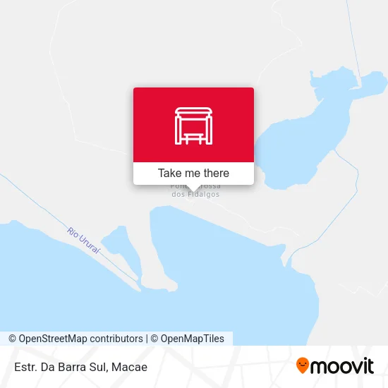 Estr. Da Barra Sul map