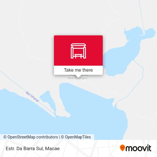 Estr. Da Barra Sul map