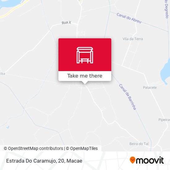 Estrada Do Caramujo, 20 map