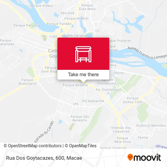 Rua Dos Goytacazes, 600 map