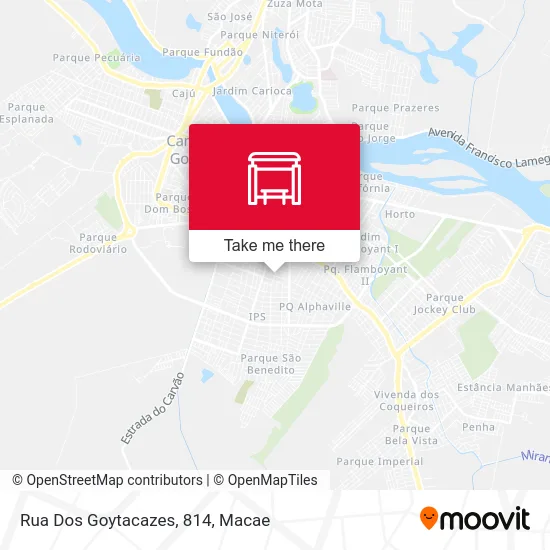 Rua Dos Goytacazes, 814 map