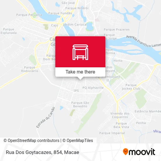 Rua Dos Goytacazes, 854 map