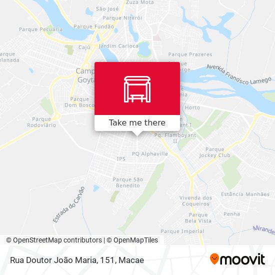 Rua Doutor João Maria, 151 map