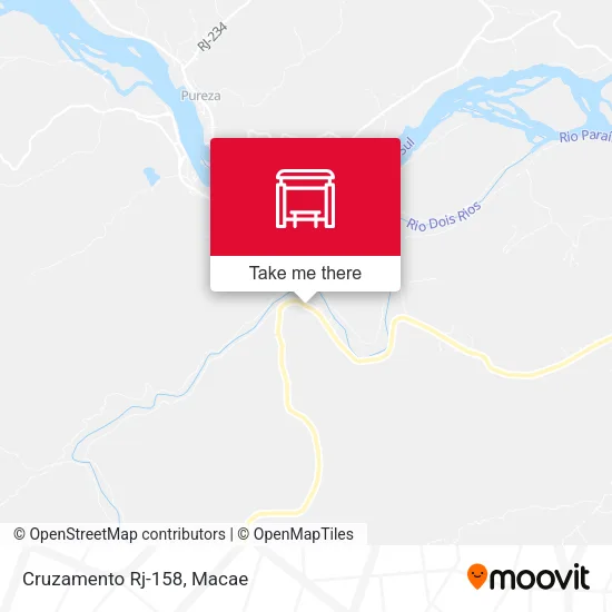Cruzamento Rj-158 map