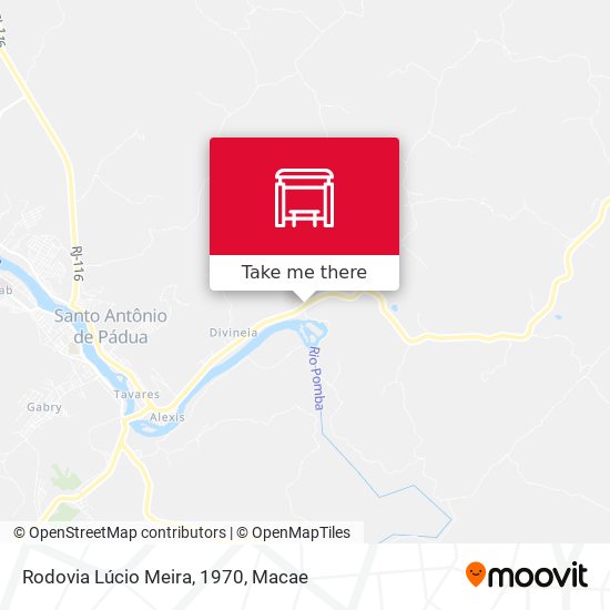 Rodovia Lúcio Meira, 1970 map